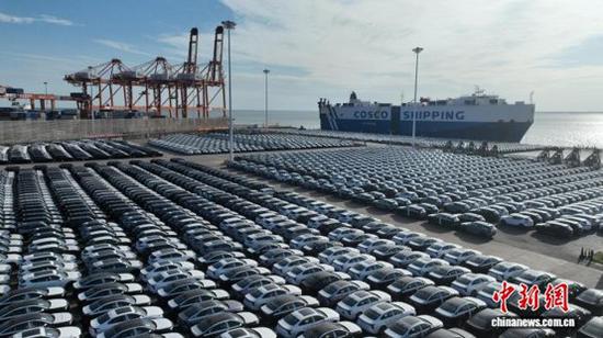 Record 2,727 Chinese vehicles sail from Beibu Gulf Port to Middle East