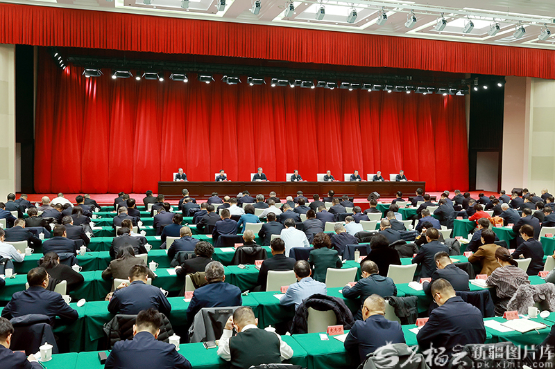 2月3日，自治区召开宣传部长会议。自治区党委书记陈小江出席会议并讲话。 石榴云/新疆日报记者 崔志坚摄