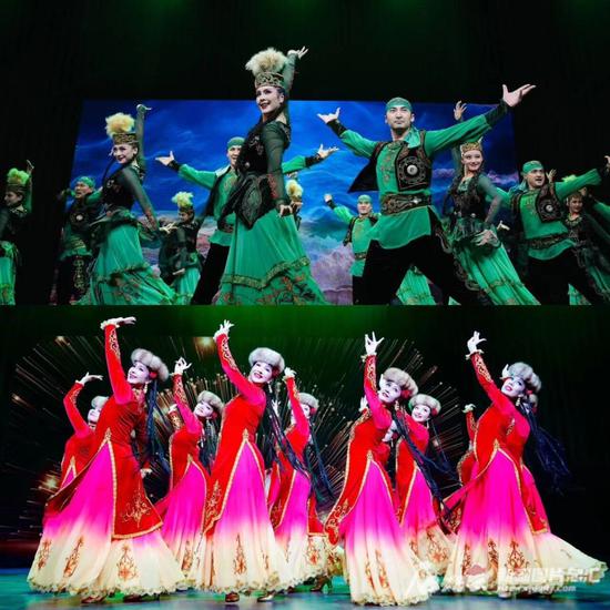 舞蹈《黑走马》与《朱拉》.