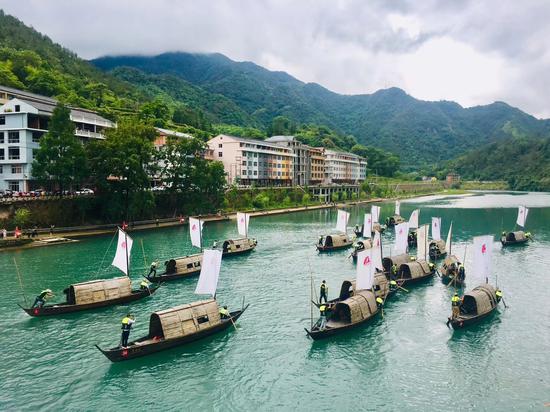舴艋舟文化旅游节在浙江永嘉启幕 促进文化传承-中国新闻网-浙江新闻