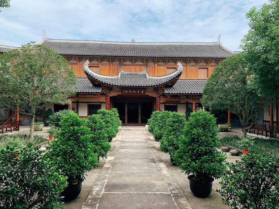 台州新桥镇华章村乡贤馆.曹露浩摄