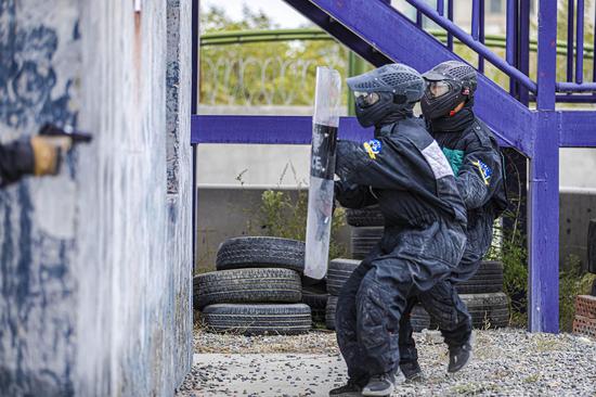 新疆铁警攻防对抗练精兵