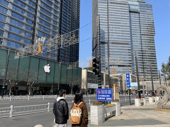 春节期间的十字金街.张煜欢 摄