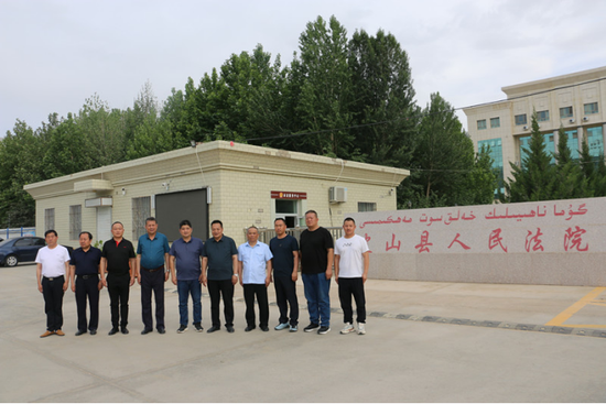安徽省怀远县法院赴皮山县法院调研对口援疆工作