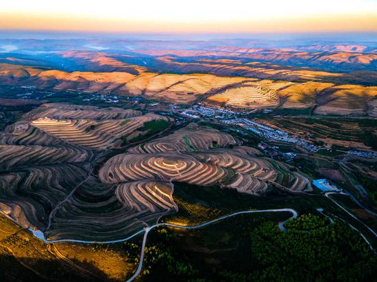 宁夏西吉县拍最美梯田看山乡巨变促乡村振兴全国摄影大赛作品展在宁夏