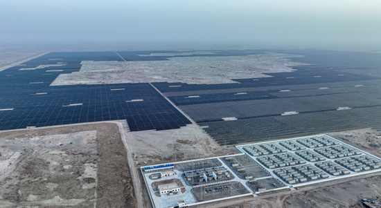 伽师60万千瓦光伏发电项目全容量并网
