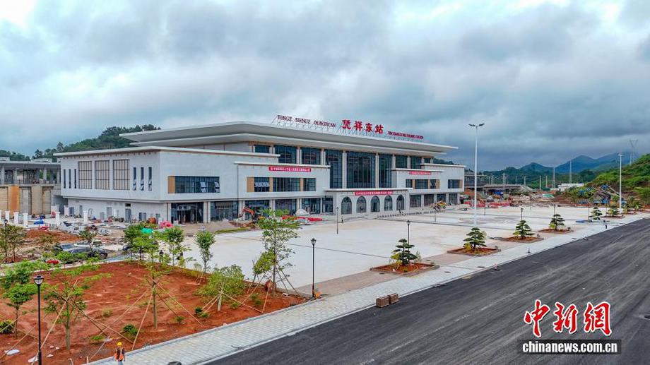 国门高铁站凭祥东站英姿已现