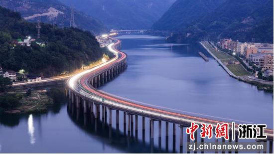 温丽高速海口段航拍。 刘一洲 摄