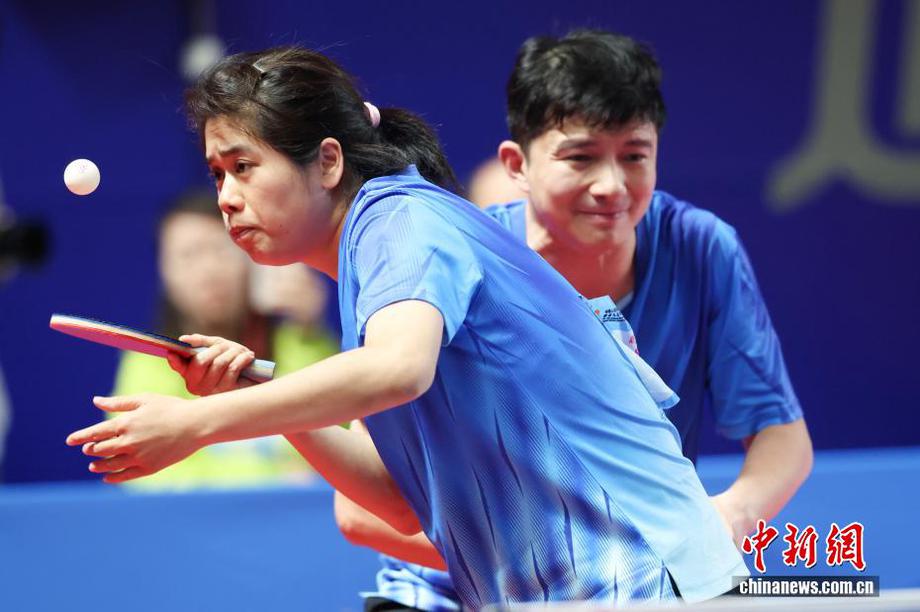 乒乓“夫妻档”残特奥会夺金 演绎“最美默契”