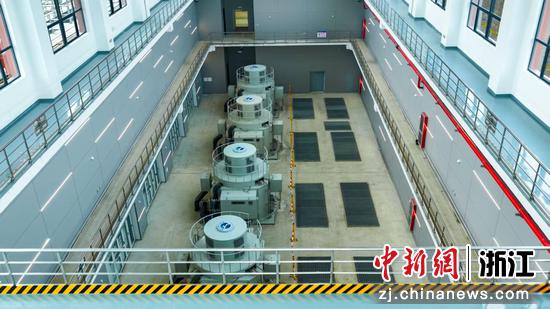 图为：瓯江引水工程取水枢纽内部。中新社发 温州市公用集团 供图