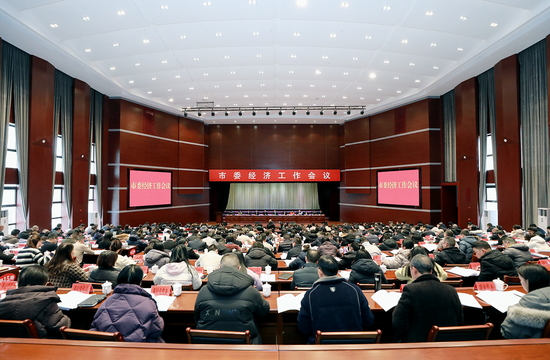 清镇市委经济工作会  代胜强摄