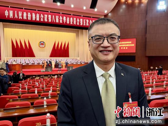 金华市政协委员、九三学社社员蒋益民。&nbsp;董易鑫&nbsp;摄