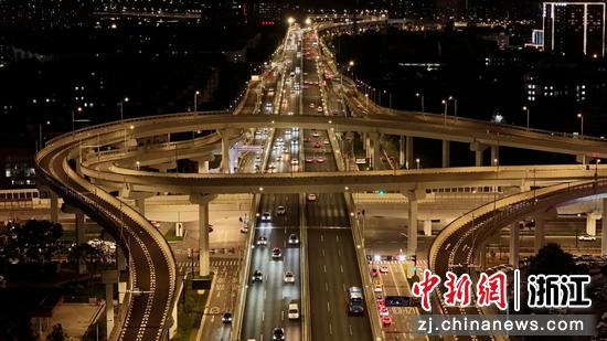 嘉兴城市夜景。嘉兴市新闻传媒中心供图