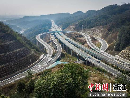 建金高速曹宅互通。浙江交通集团&nbsp;供图