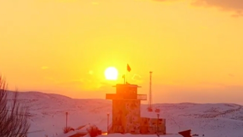 大数据懂你！专属“小白杨哨所晚霞”送给你