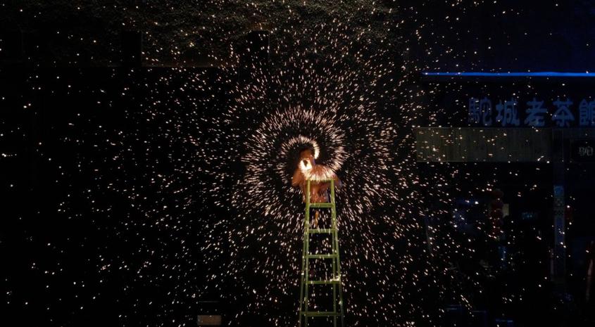 柯坪县2026年元宵节活动现场。