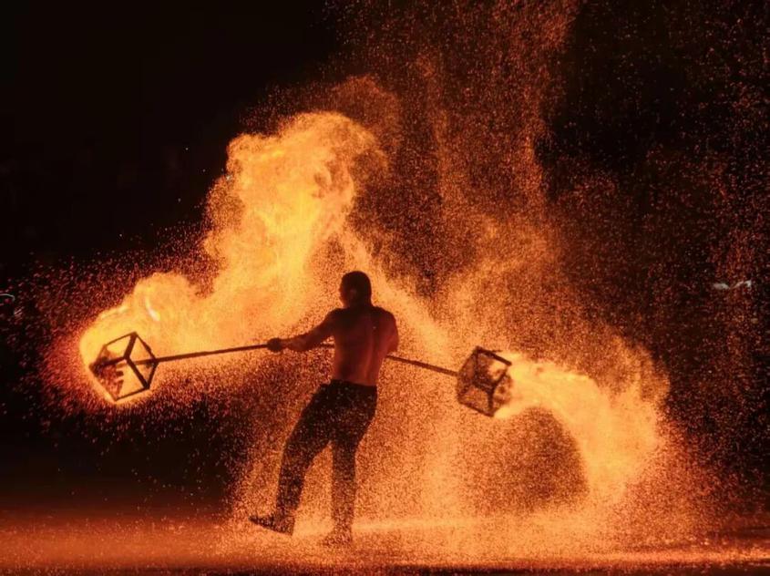 柯坪县2026年元宵节活动现场。