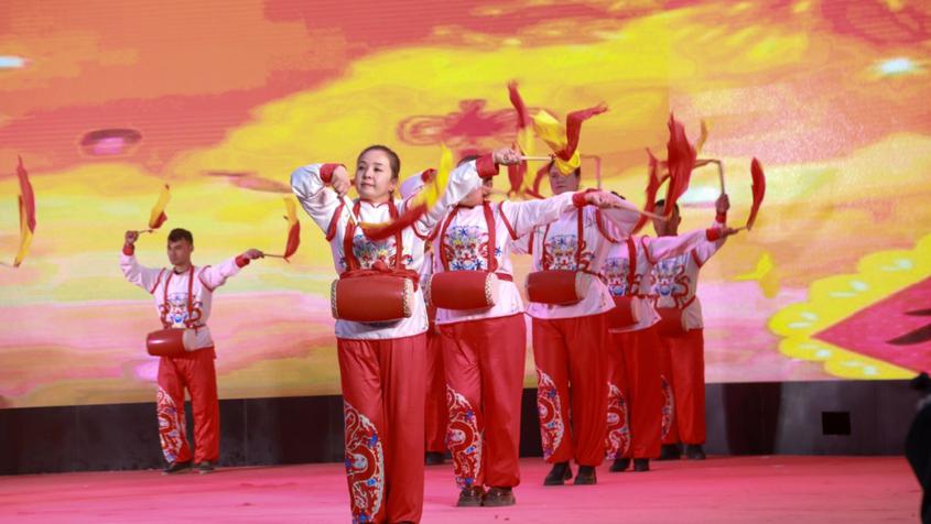 柯坪县2026年元宵节活动现场。