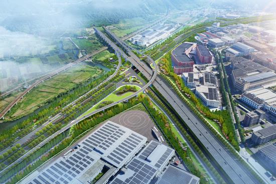 环城南路施工效果图 吴康权供图