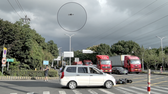 无人机拍摄取证 郑晔供图