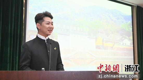 图为：鄞州文旅推介现场。中新社记者 王刚 摄