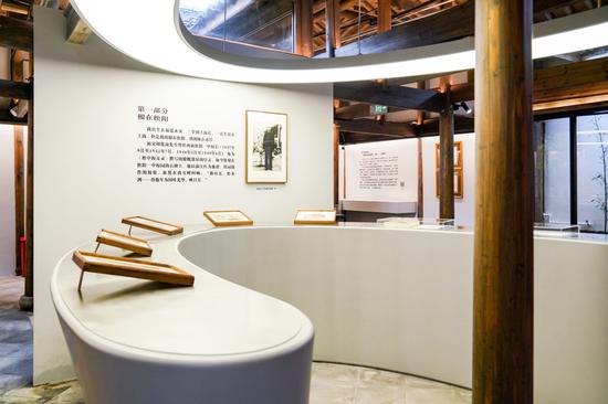 周克希文学馆内景。