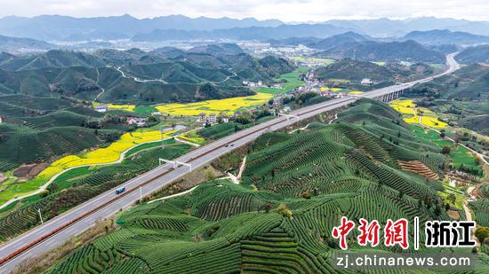 俯瞰杭州绕城西复线。蒋盛康&nbsp;摄