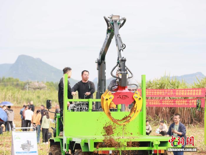 广西机械化赋能“甜蜜”事业加速跑