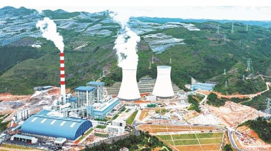 盘江新光电厂是中国西南区域第一个投运的超超临界二次再热火电项目。尹明升 摄（影像贵州）