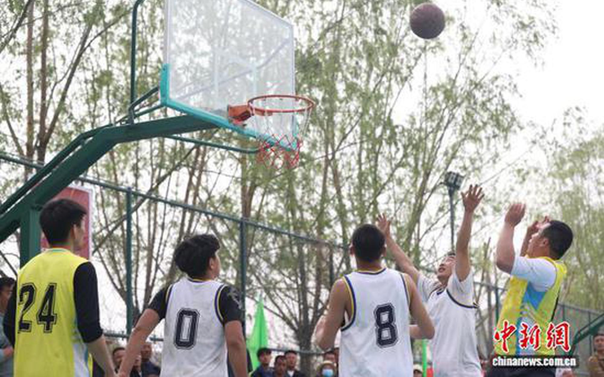 宁夏银川金凤区“村BA”燃动乡土活力