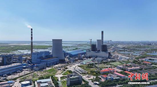 图为天津大港电厂关停替代项目厂区全貌。中国能建天津电建供图