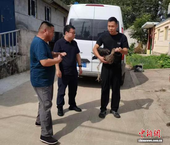 图为救护现场。（天津市蓟州区供图）