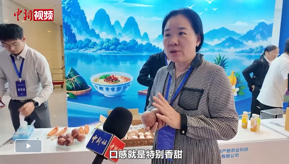台湾百香果品种扎根大陆 嘉宾品尝后赞不绝口